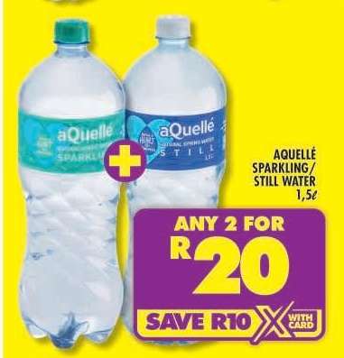 aQuelle Sparkling/Still Water 1.5L