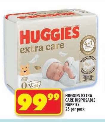 Huggies Extra Care Disposable Nappies