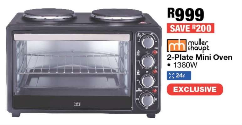 muller haupt 2-Plate Mini Oven