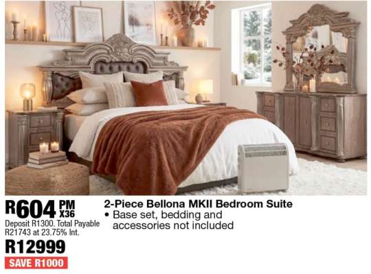 2-Piece Bellona MKII Bedroom Suite