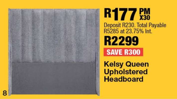 Kelsy Queen Upholstered Headboard