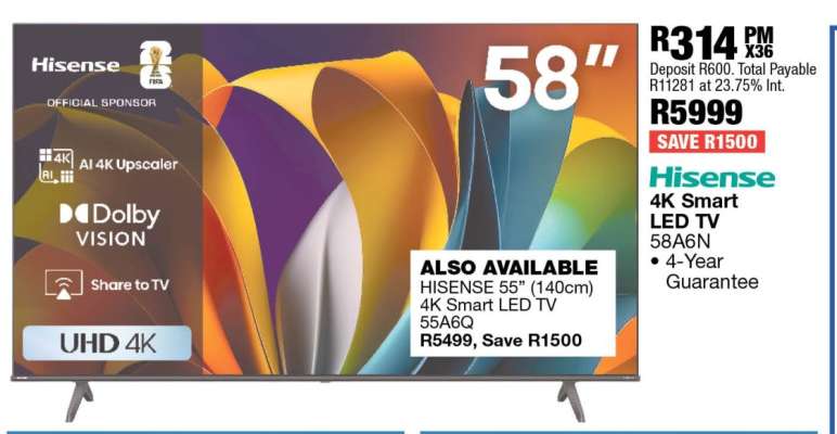 Hisense 4K Smart LED TV