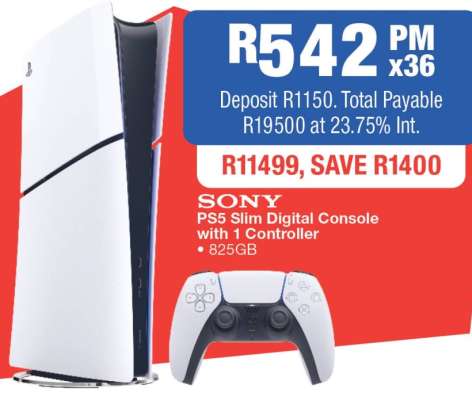 SONY PS5 Slim Digital Console with 1 Controller