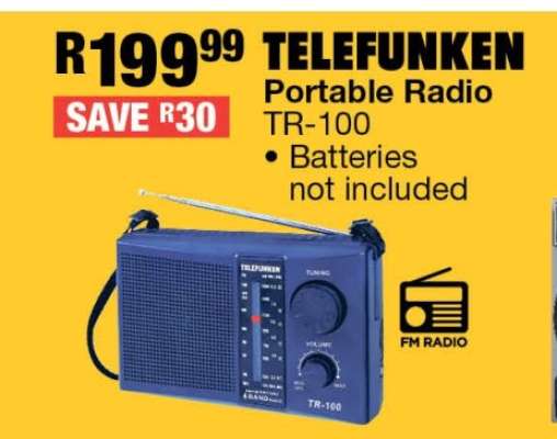 TELEFUNKEN Portable Radio TR-100
