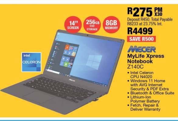 Mecer MyLife Xpress Notebook Z140C