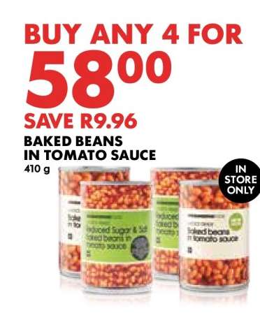 Baked Beans in Tomato Sauce