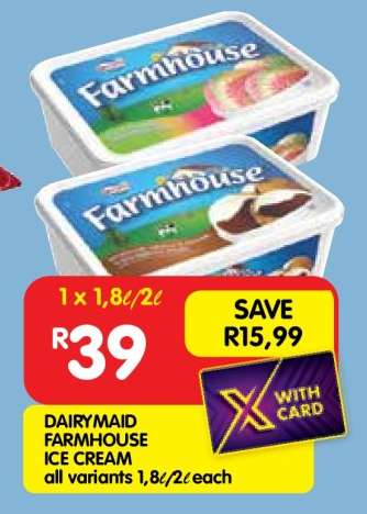 DAIRYMAID FARMHOUSE ICE CREAM