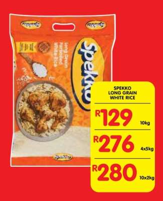 SPEKKO LONG GRAIN WHITE RICE