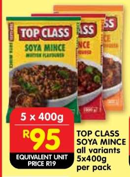 TOP CLASS SOYA MINCE