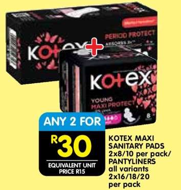 Kotex Maxi Sanitary Pads