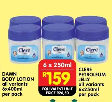CLERE PETROLEUM JELLY
