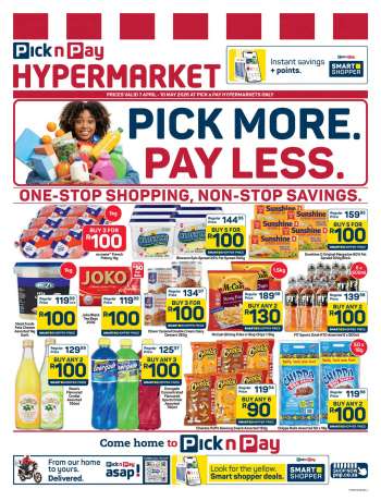 Pick n Pay Hypermarket catalogue  - 07/04/2026 - 10/05/2026.