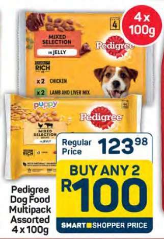 Pedigree Dog Food Multipack Assorted