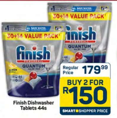 Finish Dishwasher Tablets 44s