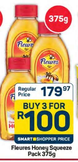 Fleures Honey Squeeze Pack 375g