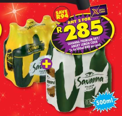 Savanna Premium Dry/Angry Lemon Cider