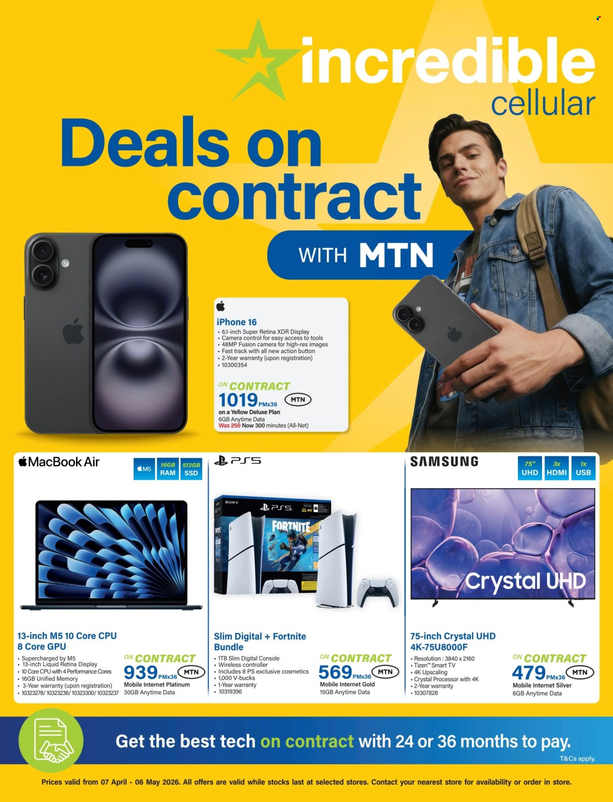 Incredible Connection specials - 07/04/2026 - 06/05/2026. Page 1