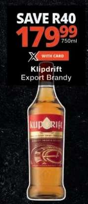 Klipdrift Export Brandy