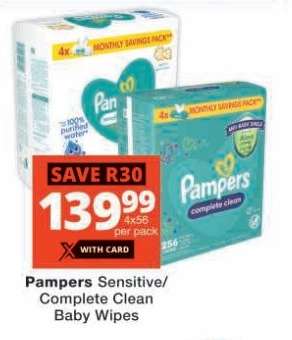Pampers Sensitive/Complete Clean Baby Wipes
