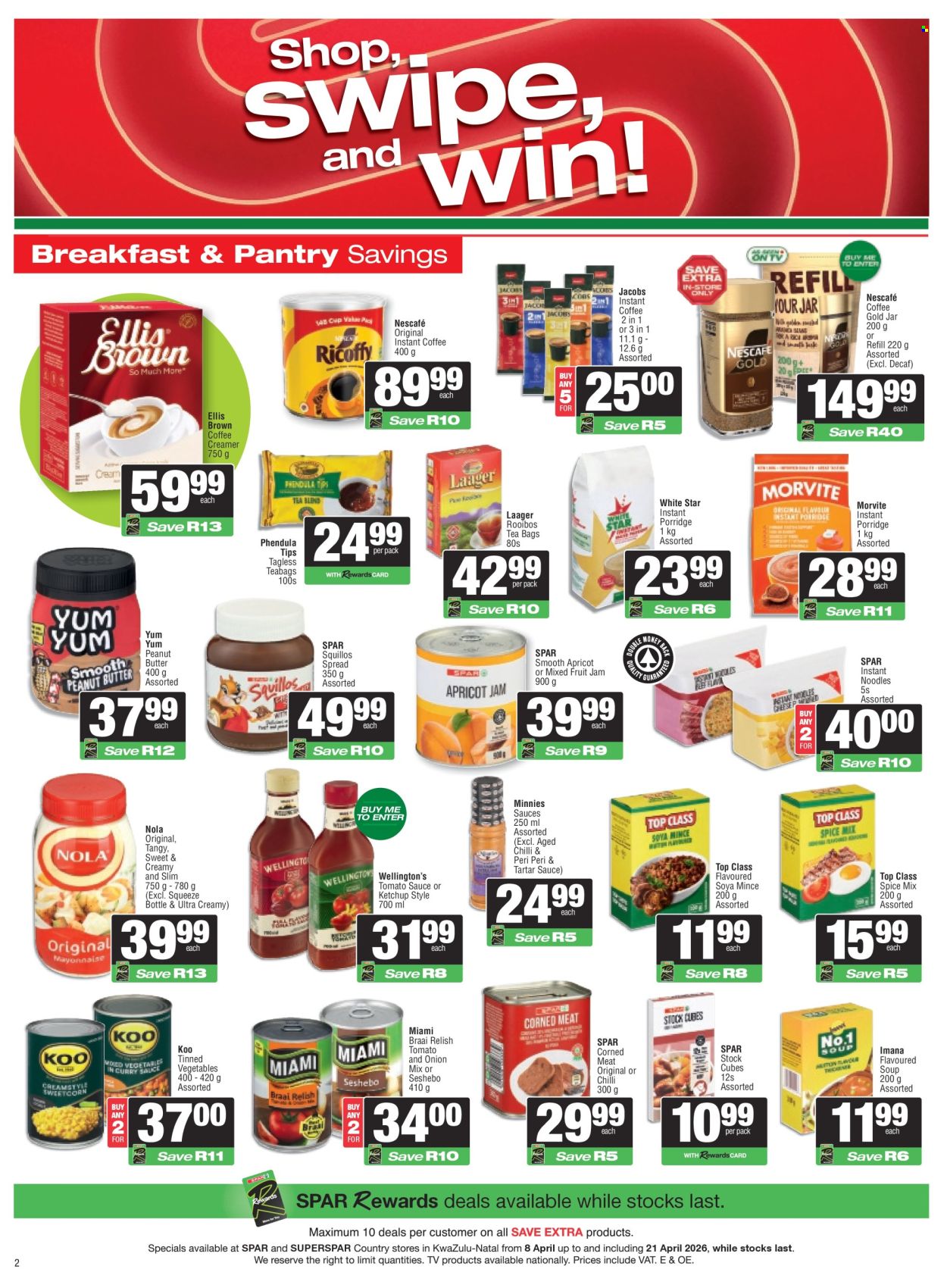 SPAR specials - 08/04/2026 - 21/04/2026. Page 2