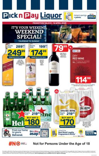 Pick n Pay catalogue  - 09/04/2026 - 12/04/2026.