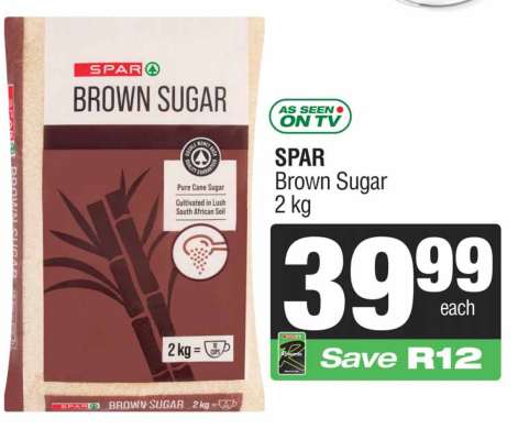 SPAR Brown Sugar 2 kg