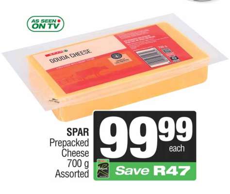 SPAR Prepacked Cheese