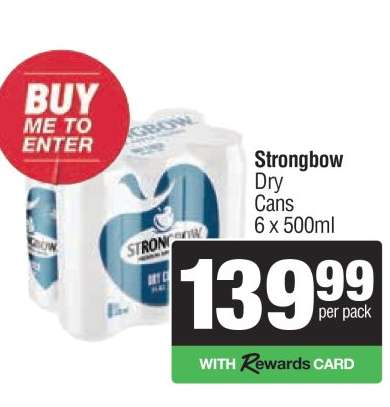 Strongbow Dry Cans