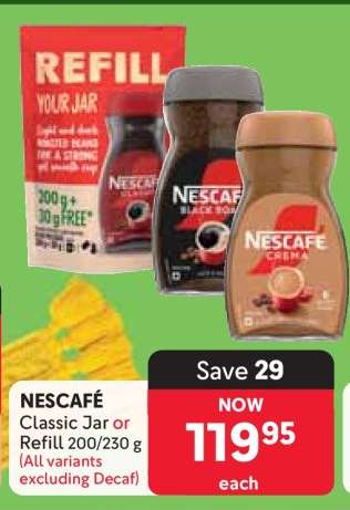 NESCAFÉ Classic Jar or Refill