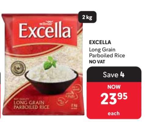 Excella Long Grain Parboiled Rice