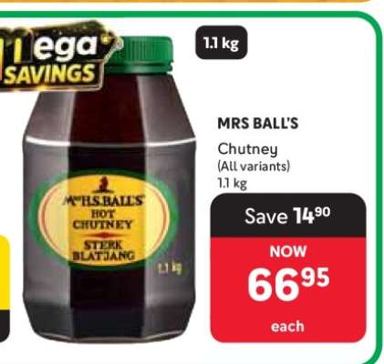 MRS BALL'S CHUTNEY