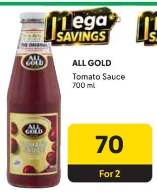 ALL GOLD Tomato Sauce