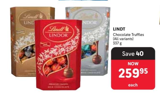 Lindt Chocolate Truffles