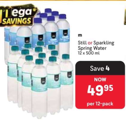 Still or Sparkling Spring Water