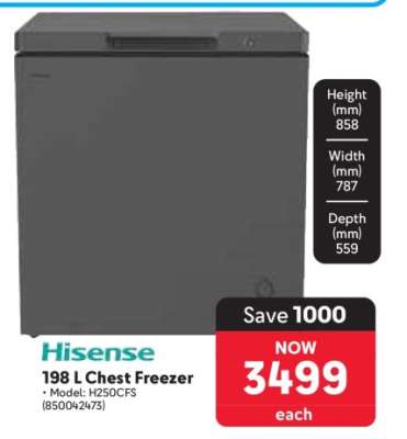 Hisense 198 L Chest Freezer