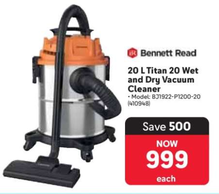 Bennett Read 20 L Titan 20 Wet and Dry Vacuum Cleaner