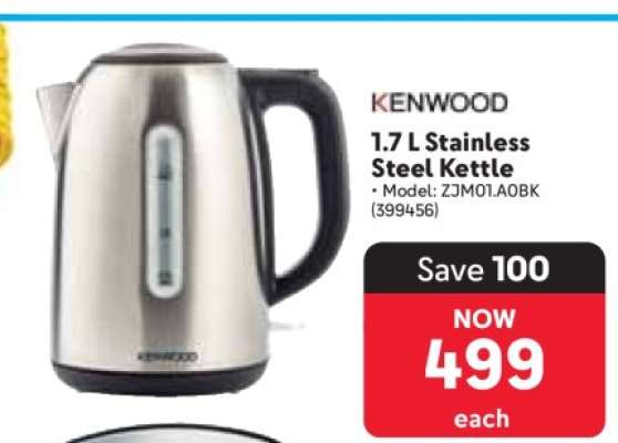 KENWOOD 1.7 L Stainless Steel Kettle