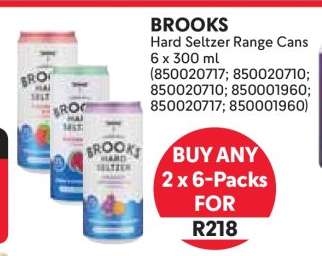 BROOKS Hard Seltzer Range Cans