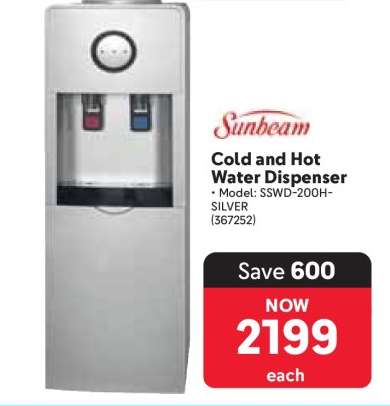 Sunbeam Cold and Hot Water Dispenser