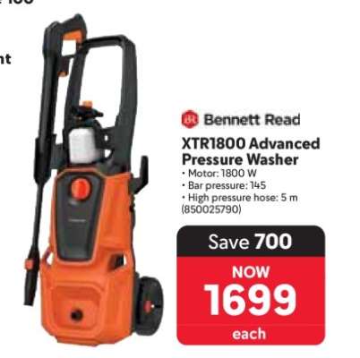 Bennett Read XTR1800 Advanced Pressure Washer