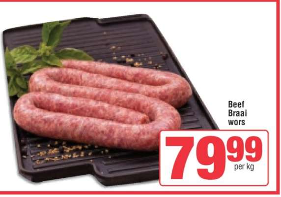 Beef Braai wors