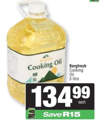 Bergfresh Cooking Oil