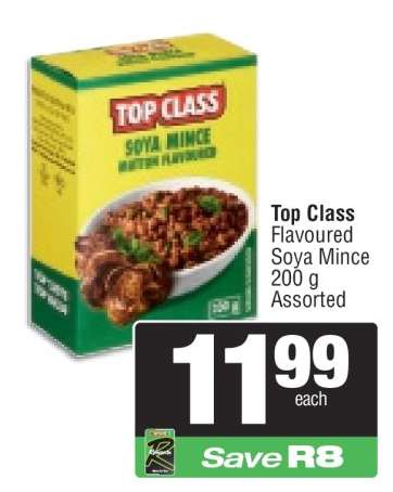 TOP CLASS FLAVOURED SOYA MINCE