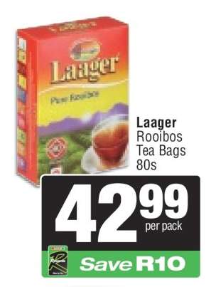 Laager Rooibos Tea Bags 80s