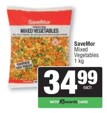 SaveMor Mixed Vegetables