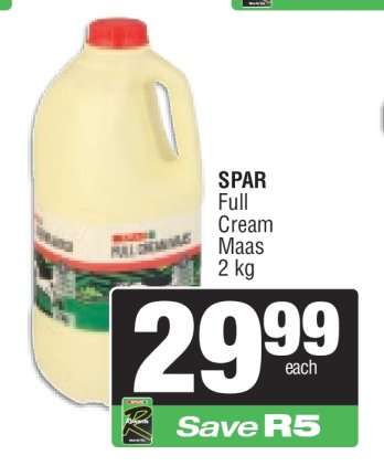 SPAR Full Cream Maas