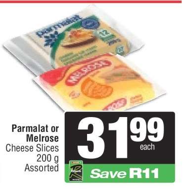 Parmalat or Melrose Cheese Slices
