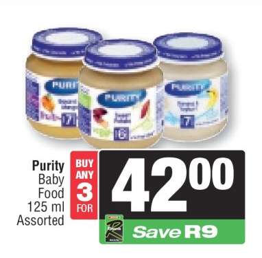 Purity Baby Food