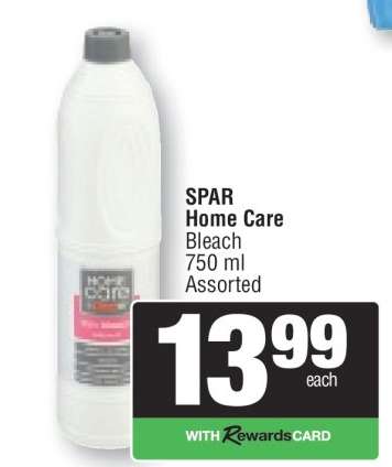 SPAR Home Care Bleach