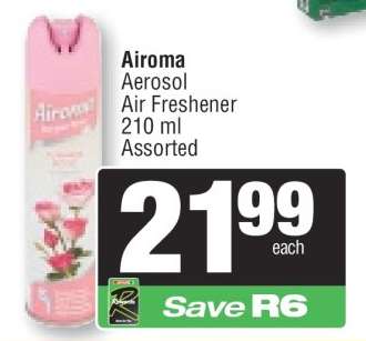 Airoma Aerosol Air Freshener